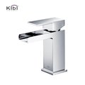 Kibi Waterfall Single Handle Bathroom Vanity Sink Faucet KBF1004CH